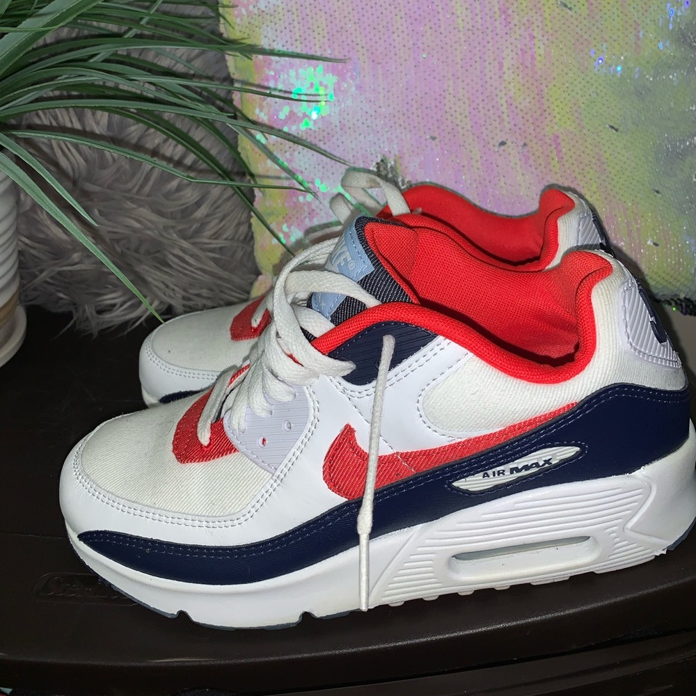 Nike Air Max 90 Red White & Blue